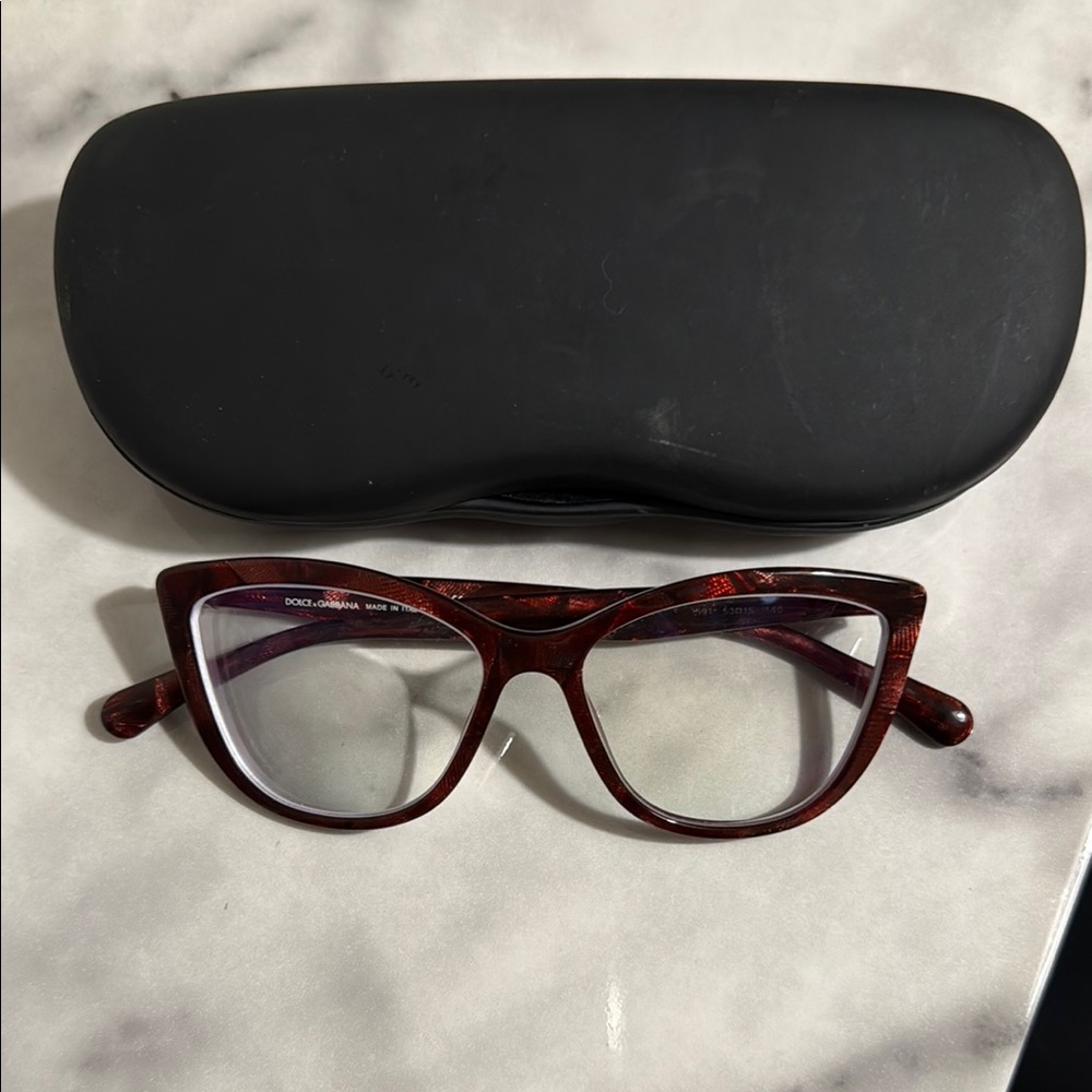 Dolce & Gabbana Red Women's Glasses